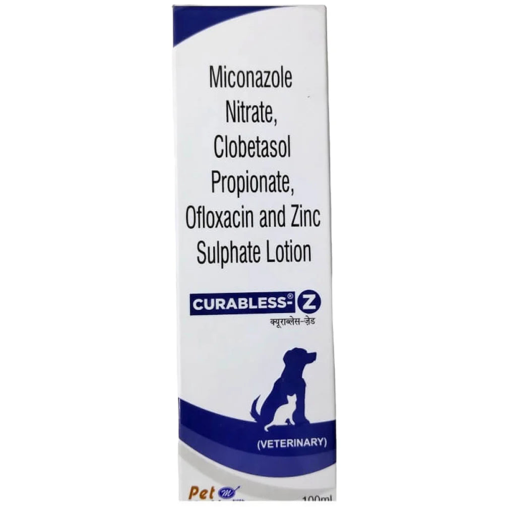 Mankind Curabless Z Lotion for Dogs and Cats