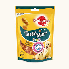 Buy Pedigree Tasty Minis Cubes Chicken Flavor Puppy Treats | Pet warehouse